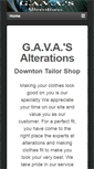 Mobile Screenshot of gavasalterations.com